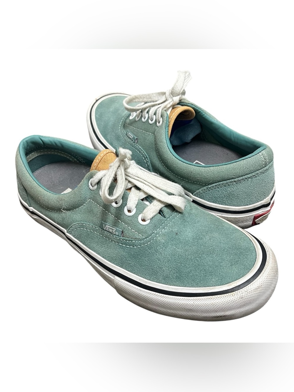 Vans Era Pro Low-Top Suede Skate Sneakers - Teal